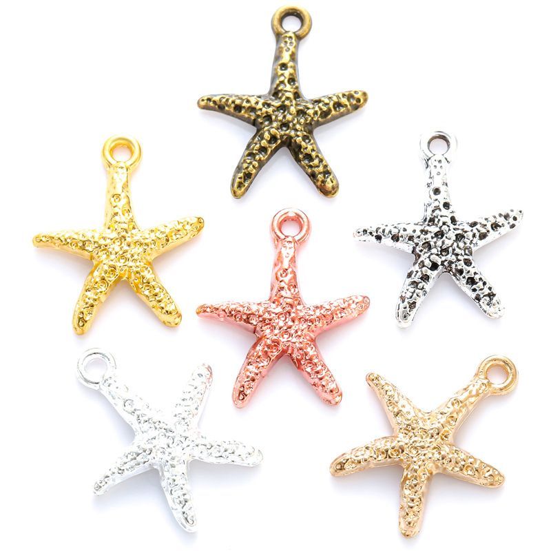1 PCS Star Fish Jewelry Making Findings Charm 14x16mm