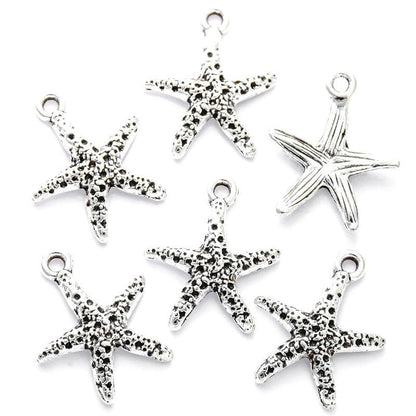 1 PCS Star Fish Jewelry Making Findings Charm 14x16mm