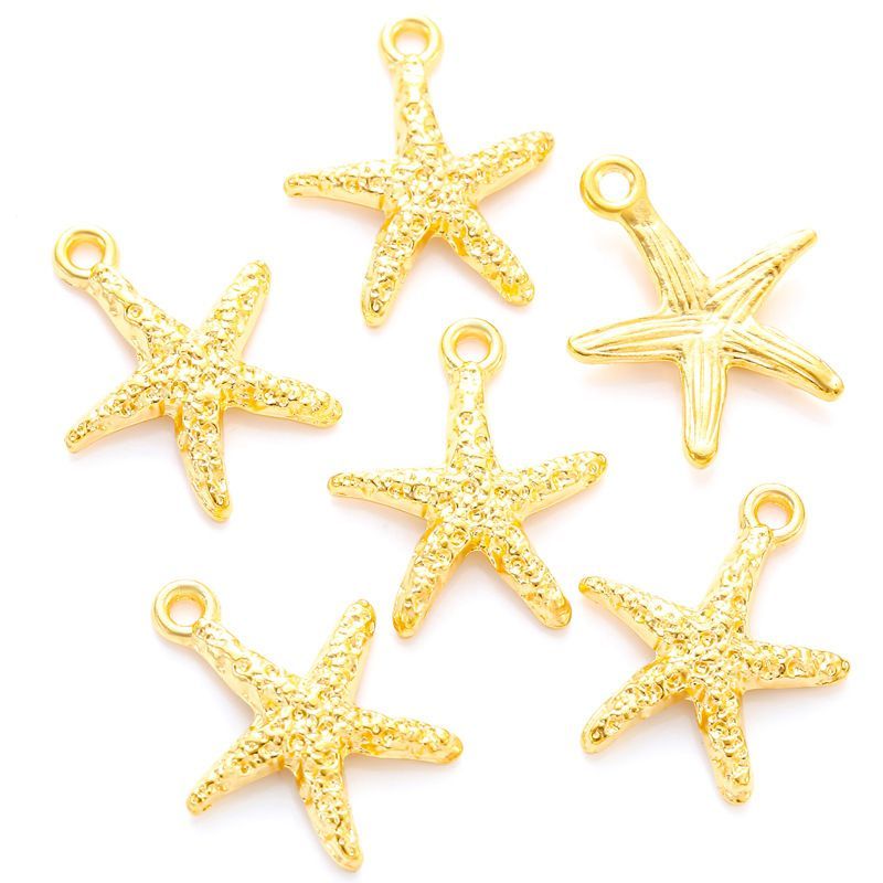1 PCS Star Fish Jewelry Making Findings Charm 14x16mm