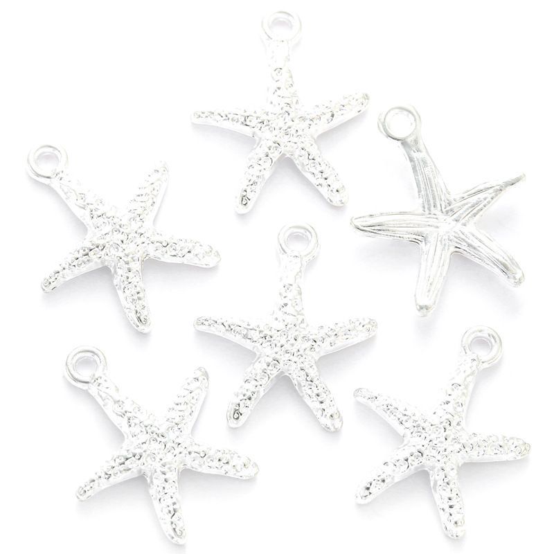 1 PCS Star Fish Jewelry Making Findings Charm 14x16mm