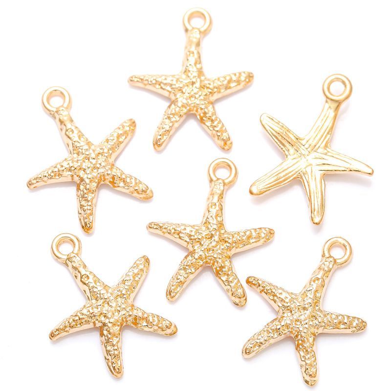 1 PCS Star Fish Jewelry Making Findings Charm 14x16mm