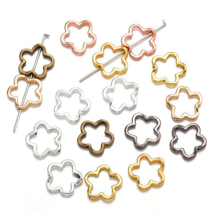 20PCS Flower Jewelry Making Findings Connector 15x15mm