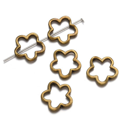 20PCS Flower Jewelry Making Findings Connector 15x15mm