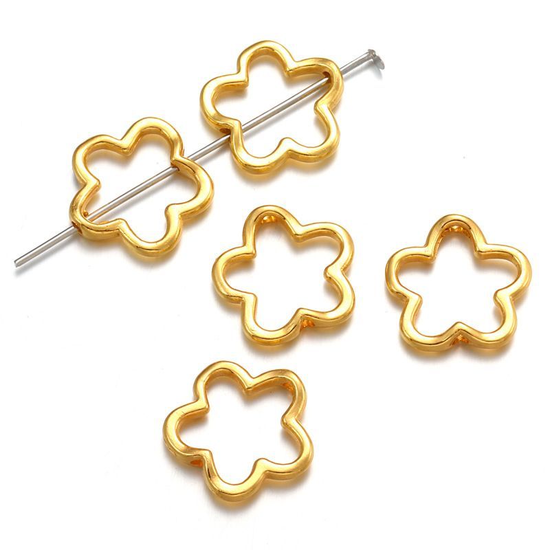 20PCS Flower Jewelry Making Findings Connector 15x15mm