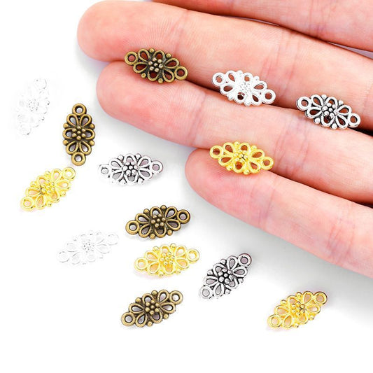30PCS Oval Design Jewelry Making Findings Connector 8x16mm