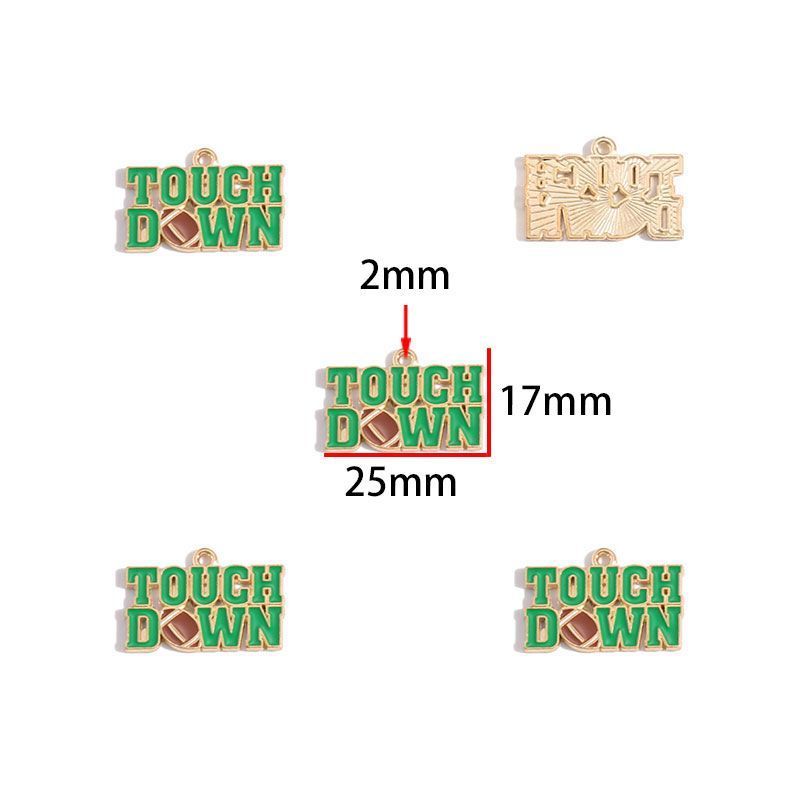 5PCS Foot Ball Collection Charm For Jewelry Making Findings