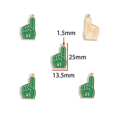 5PCS Foot Ball Collection Charm For Jewelry Making Findings