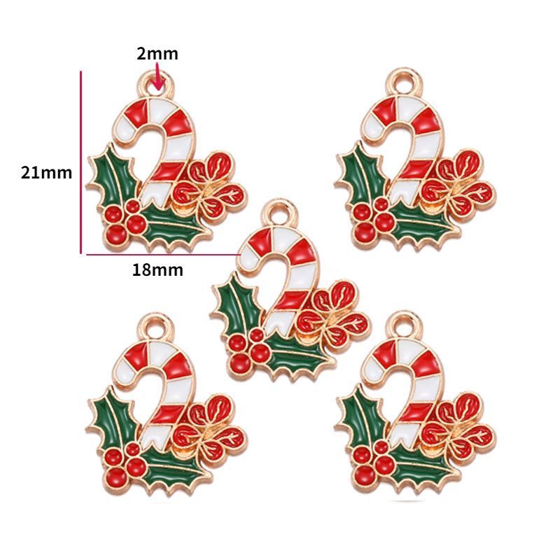 5PCS Christmas Theme Jewelry Making Findings Charm