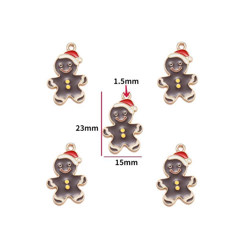 5PCS Christmas Theme Jewelry Making Findings Charm