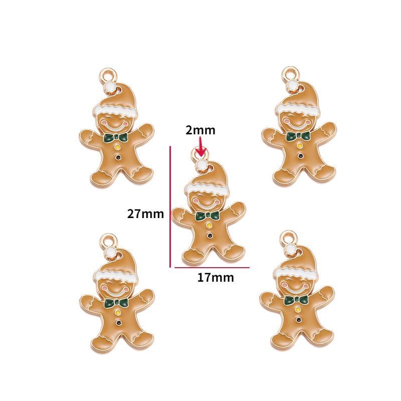 5PCS Christmas Theme Jewelry Making Findings Charm