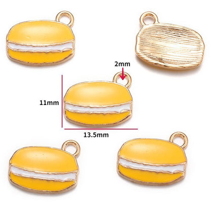 5PCS Dessert Theme Jewelry Making Findings Charm