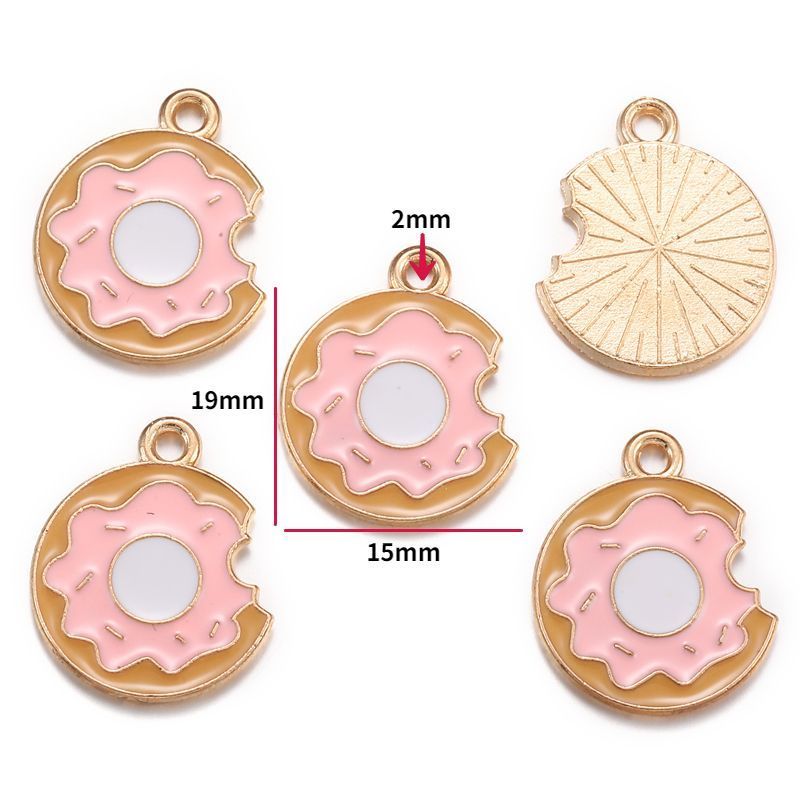5PCS Dessert Theme Jewelry Making Findings Charm