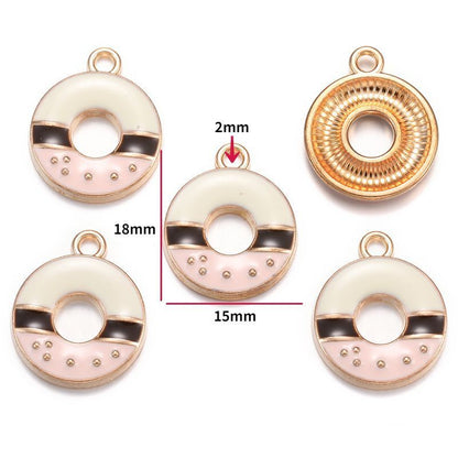 5PCS Dessert Theme Jewelry Making Findings Charm