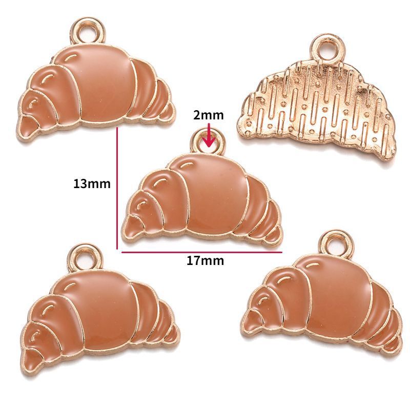 5PCS Dessert Theme Jewelry Making Findings Charm