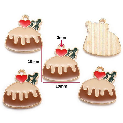 5PCS Dessert Theme Jewelry Making Findings Charm