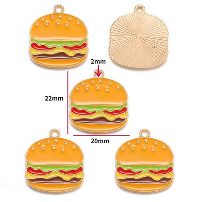 5PCS Dessert Theme Jewelry Making Findings Charm