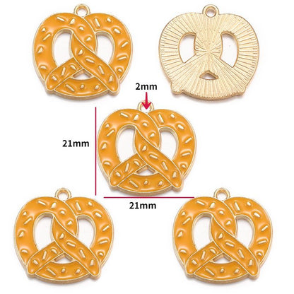 5PCS Dessert Theme Jewelry Making Findings Charm