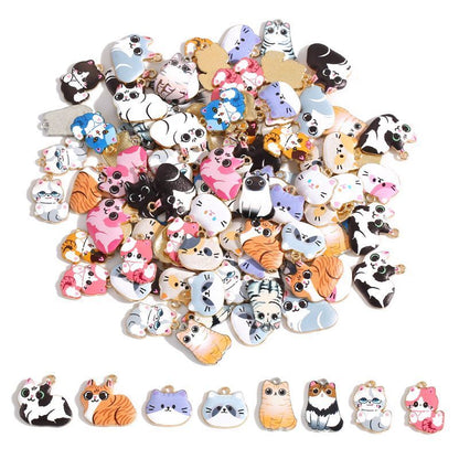 5PCS Ketty Style Theme Jewelry Making Findings Charm