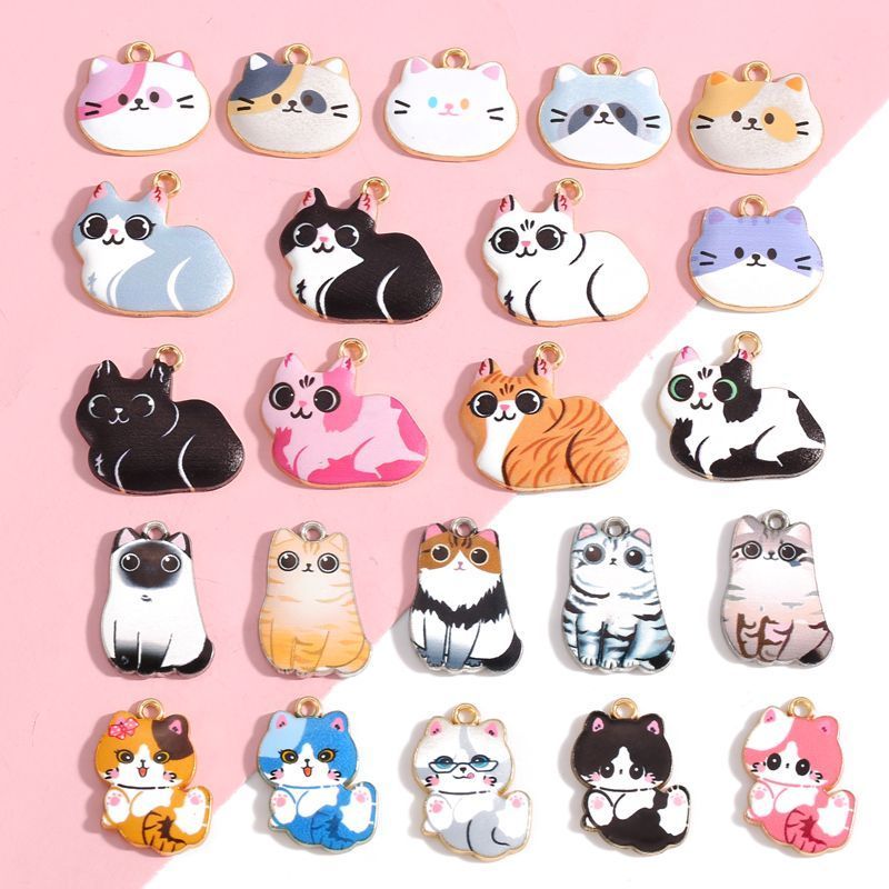 5PCS Ketty Style Theme Jewelry Making Findings Charm