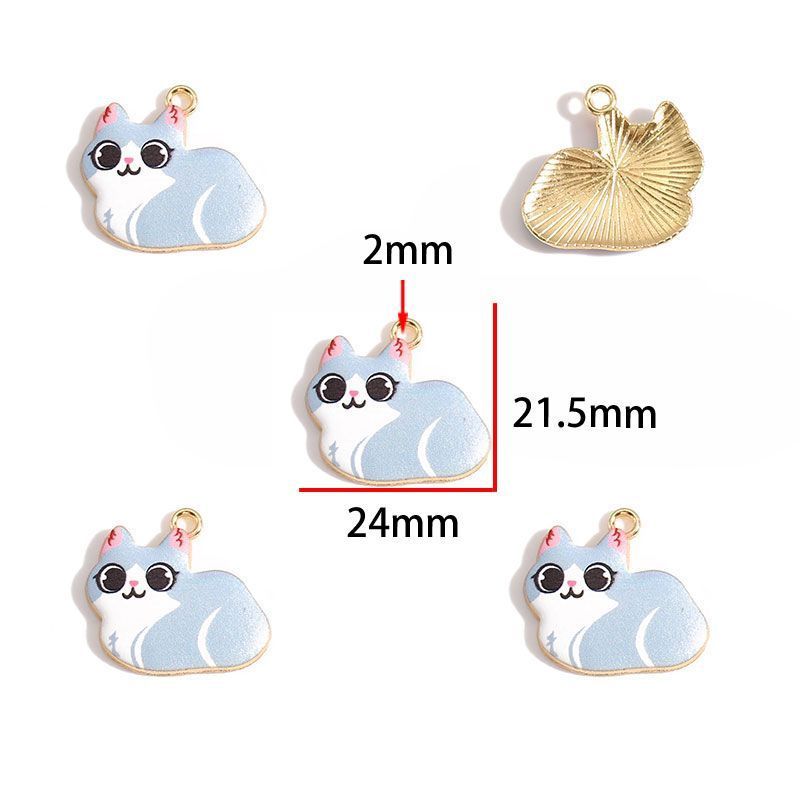 5PCS Ketty Style Theme Jewelry Making Findings Charm