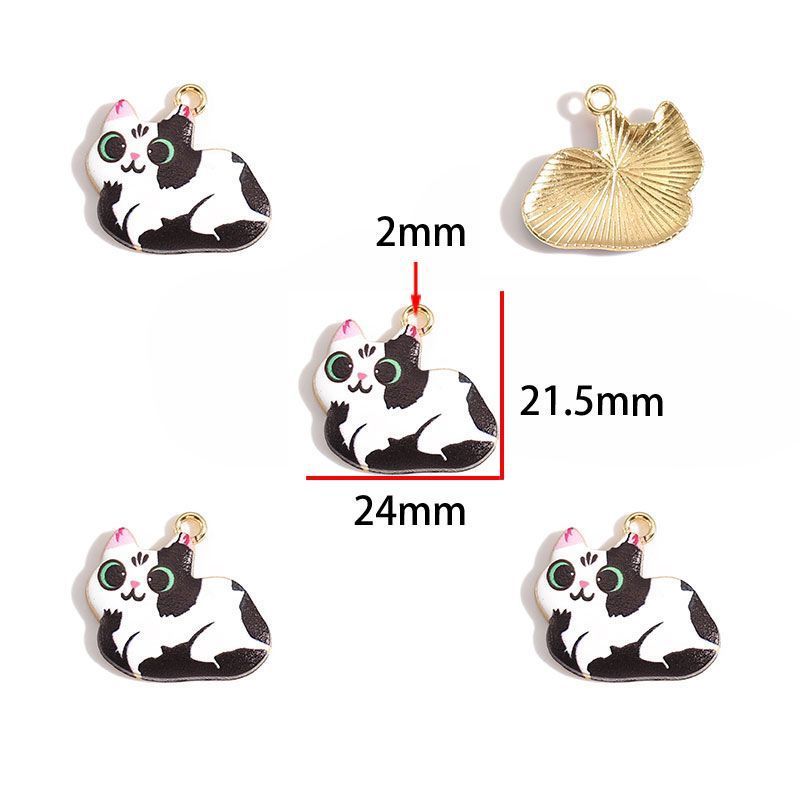 5PCS Ketty Style Theme Jewelry Making Findings Charm