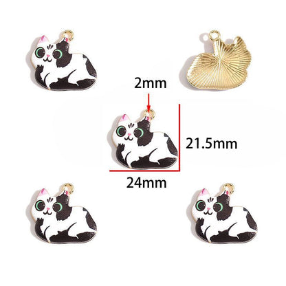 5PCS Ketty Style Theme Jewelry Making Findings Charm