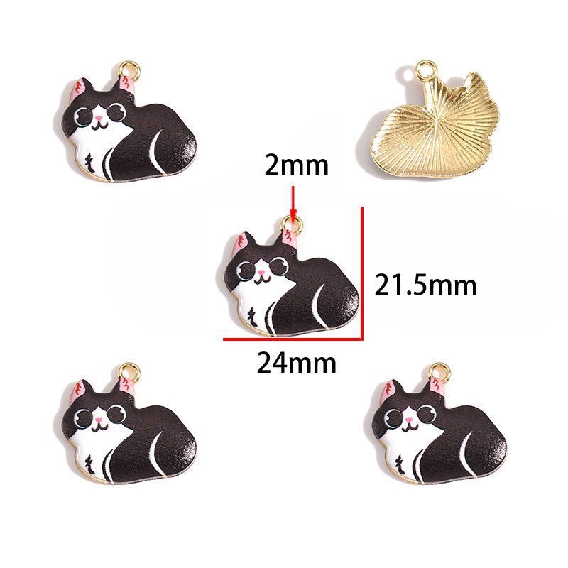 5PCS Ketty Style Theme Jewelry Making Findings Charm