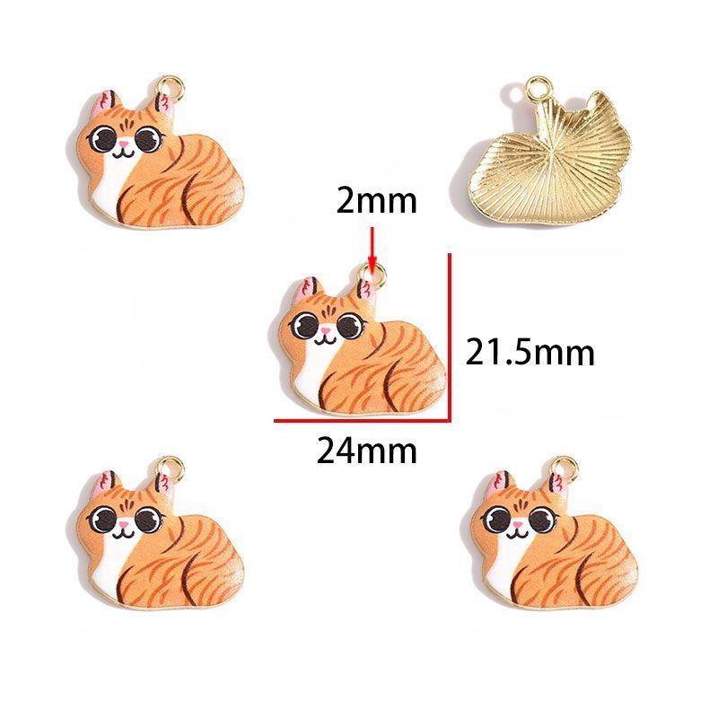 5PCS Ketty Style Theme Jewelry Making Findings Charm