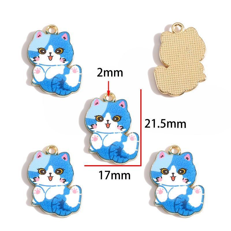 5PCS Ketty Style Theme Jewelry Making Findings Charm