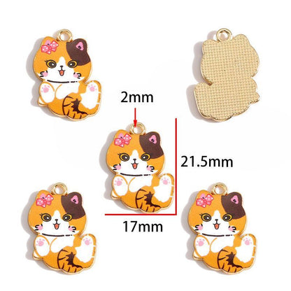 5PCS Ketty Style Theme Jewelry Making Findings Charm