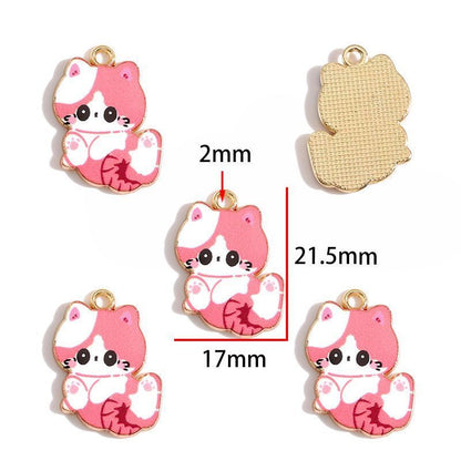 5PCS Ketty Style Theme Jewelry Making Findings Charm