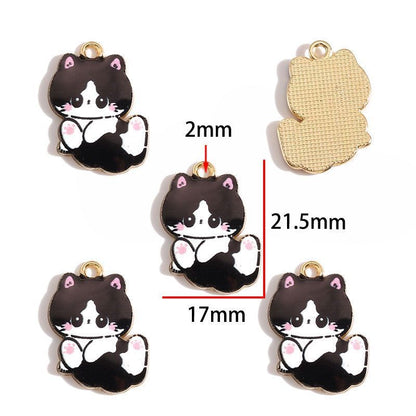 5PCS Ketty Style Theme Jewelry Making Findings Charm