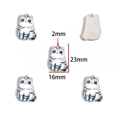 5PCS Ketty Style Theme Jewelry Making Findings Charm
