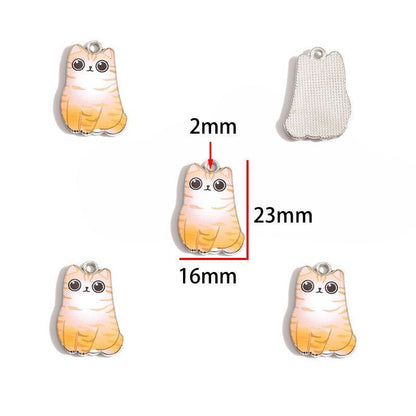 5PCS Ketty Style Theme Jewelry Making Findings Charm