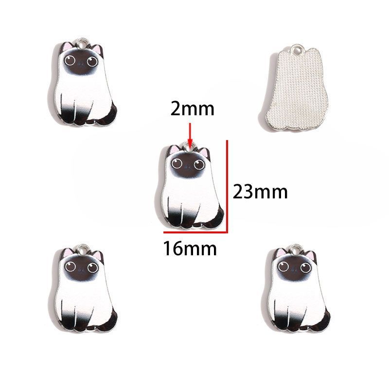 5PCS Ketty Style Theme Jewelry Making Findings Charm