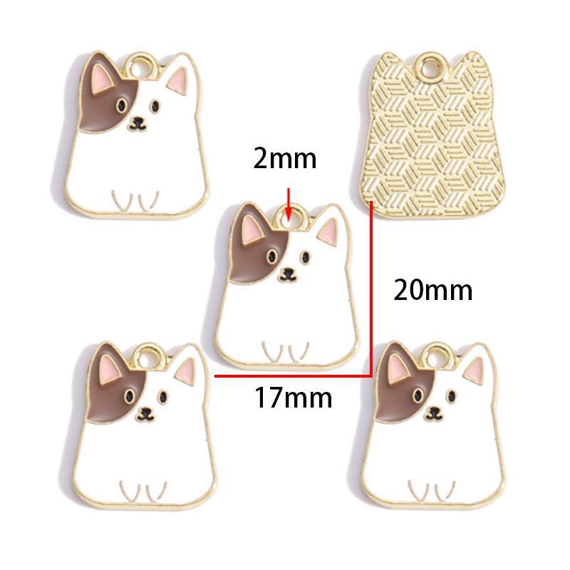 5PCS Ketty Style Theme Jewelry Making Findings Charm