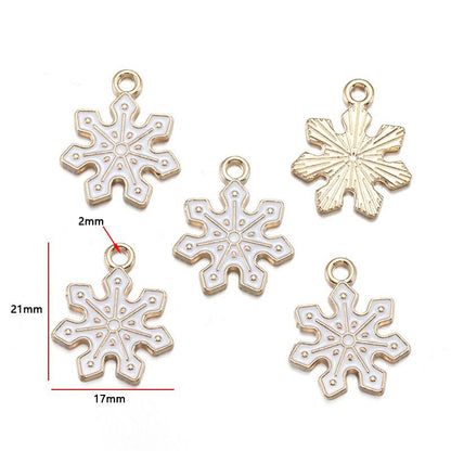 5PCS Mix Christmas Theme Jewelry Making Findings Charm