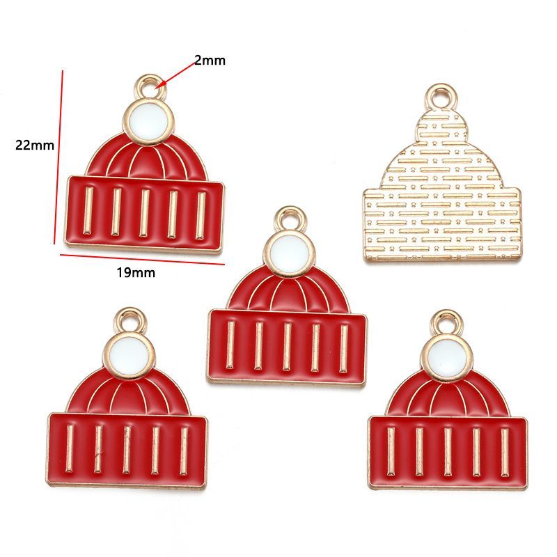 5PCS Mix Christmas Theme Jewelry Making Findings Charm