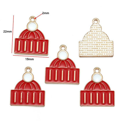 5PCS Mix Christmas Theme Jewelry Making Findings Charm