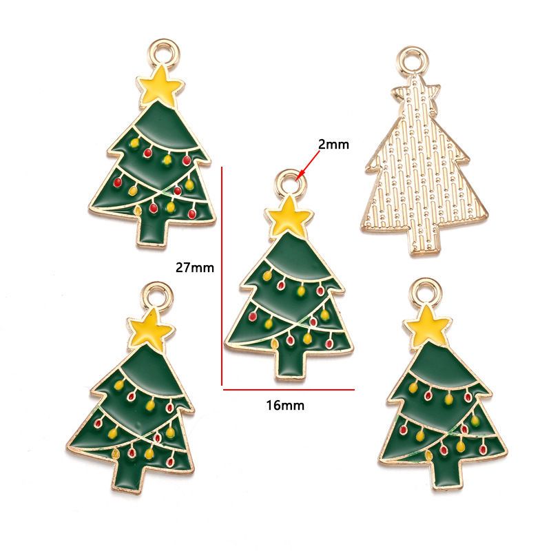 5PCS Mix Christmas Theme Jewelry Making Findings Charm