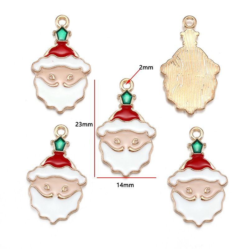 5PCS Mix Christmas Theme Jewelry Making Findings Charm