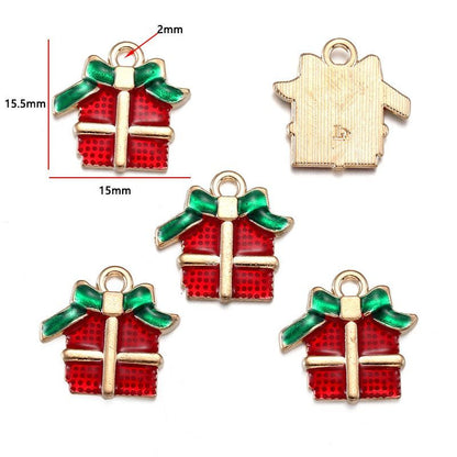 5PCS Mix Christmas Theme Jewelry Making Findings Charm