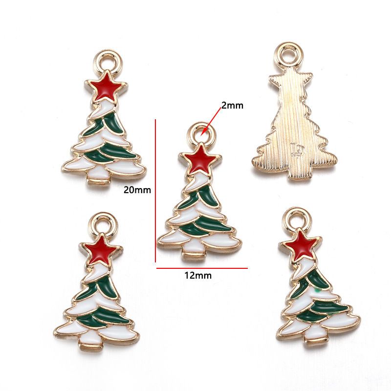 5PCS Mix Christmas Theme Jewelry Making Findings Charm