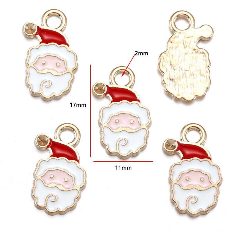 5PCS Mix Christmas Theme Jewelry Making Findings Charm
