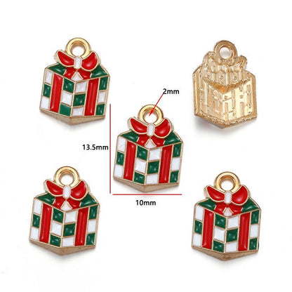 5PCS Mix Christmas Theme Jewelry Making Findings Charm