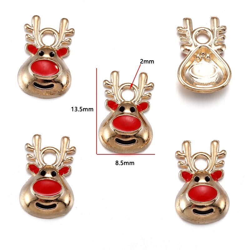 5PCS Mix Christmas Theme Jewelry Making Findings Charm