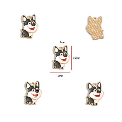 5PCS Cute Poppy Collection Charm For Jewelry Making Findings