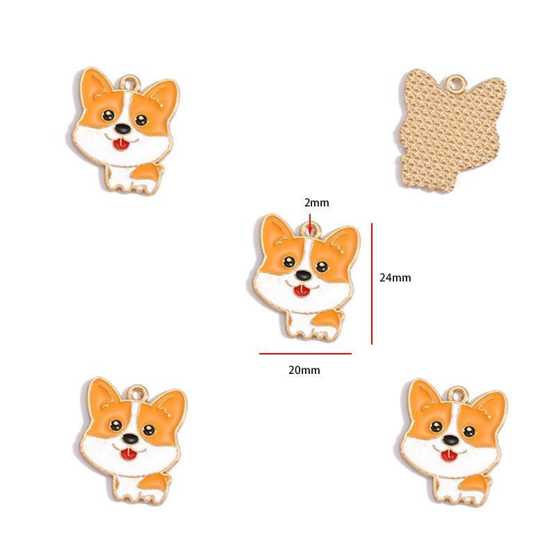 5PCS Cute Poppy Collection Charm For Jewelry Making Findings