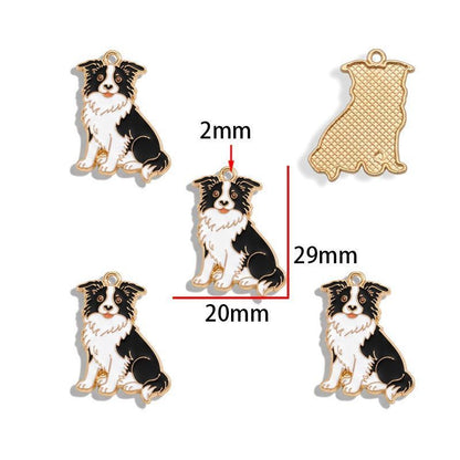 5PCS Cute Poppy Collection Charm For Jewelry Making Findings