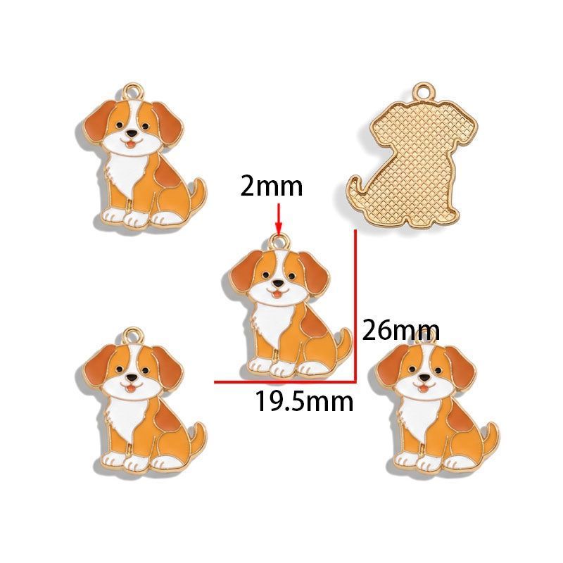 5PCS Cute Poppy Collection Charm For Jewelry Making Findings